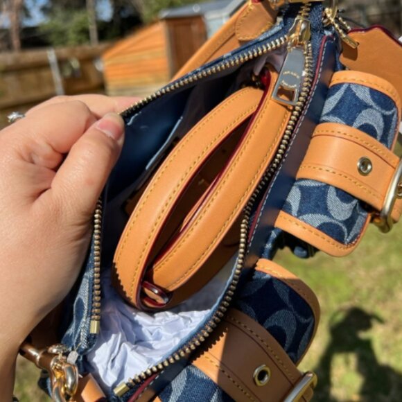 Coach Ashton Bag In Signature Denim - Picture 5 of 7